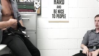 Officer Marco Napoli makes gay Cole Church feel good