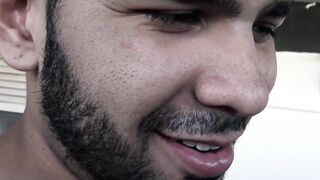 First time gay banging for macho Latino straighty