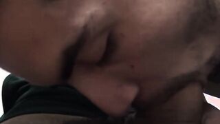 Straight Latino sucks man off before being barebacked hard
