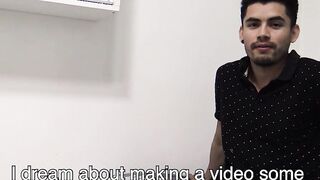 Straight Latino sucks man off before being barebacked hard