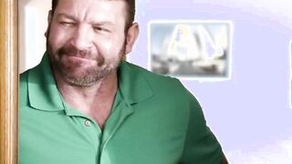 Blonde Eliza Eves sucks on daddy cocks by Joel and Colby