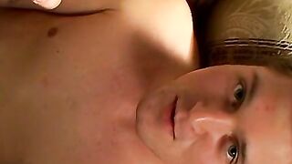 Heat things up with London Lane and some dick stroking