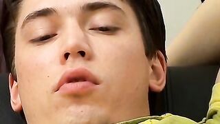 Kyle Valasek playing with his massive dick until he cums hard