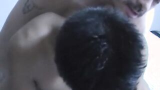 Young Asian twink loves his daddies cock deep inside