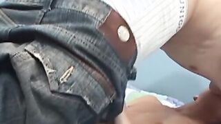 Young latin twink rides a hard cock until it splashes jizz