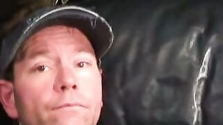 Mature stud jerking off until his load is ready to bust out