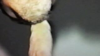 Vintage muscular jock throatfucked hard through glory hole
