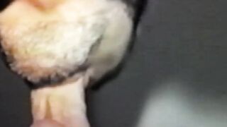 Vintage muscular jock throatfucked hard through glory hole