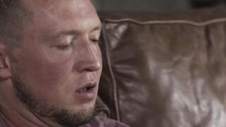 Curvy Tbabe rides Pierce Paris big cock on couch