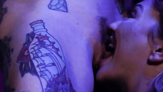 Lesbian pussy licking with Joanna Angel and Adira Allure