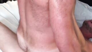 Raw bald hunk Rayden Harden is pounded by jockstrap Hans Berlin