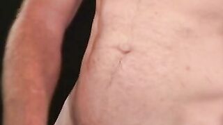 Manly mature amateur cums hard after stroking his cock