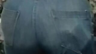 Retro jock hot anal play and wanking solo on the terrace