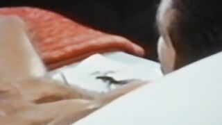 Sexy vintage jock working out before hot solo masturbation