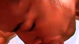 Young gay BBC licked passionately by debaucherous twink