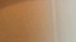 Cute Japanese playing with her pussy while filmed by voyeur