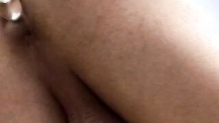 Latino muscle jock wanking huge cock and dildo drilling solo
