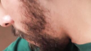 Latino guy getting a first taste of cock and becoming gay