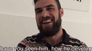 Twinks love being raw penetrated by their bearded lover