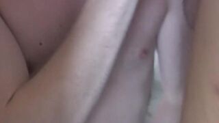 Homo asshole cum sprayed after POV raw threeway session