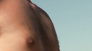 Handsome Latin bloke slobbers on big dick and rides it bare