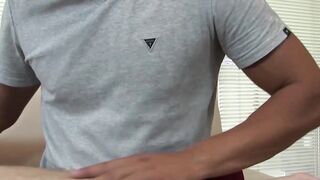 Two healthy toe sucking twinks have abarebacking meeting