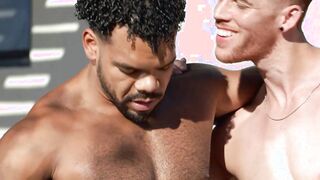 Boyfriend rushes to see his favorite cabin for a bareback threesome