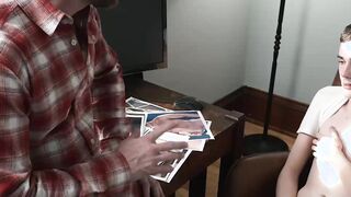 Hungry twink licks and sucks on stepuncles bigdick balls