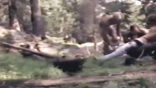 Retro dick sucker blows his companions and takes it in the ass