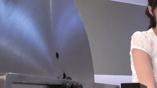 Hairy pussy teen machine fucked in a wet cunt