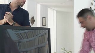 Horny Tbabe lets handy man fuck her wet ass