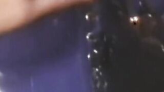 The latex dominatrix takes her crotch away from the lesbian beauty