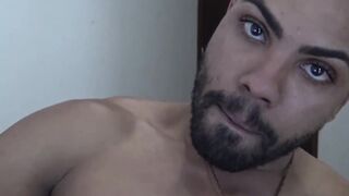 Straight Latino barebacked POV and takes cum in mouth