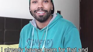 Straight Latino barebacked POV and takes cum in mouth
