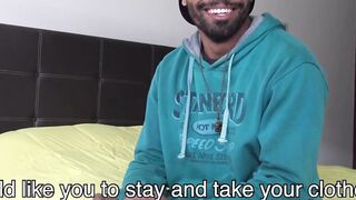 Straight Latino barebacked POV and takes cum in mouth