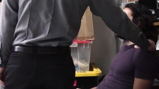 Best young thief caught bareback by security
