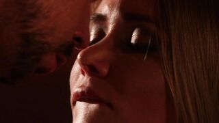 Sensual blondie ass drilled after slow passionate blowjob