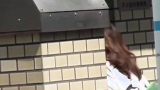 Japanese voyeur tapes babes peeing with secret camera