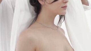 Bashful magnificence sucks Mormon senior and allows him to penetrate her pussy