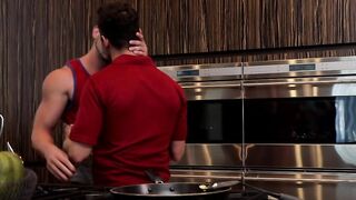 Daddy Dean drilling hard and barebacking Johnny Riley