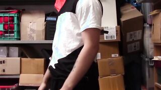 A shoplifter who has been inked works hard while being deeply and raw fucked