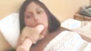 Amazing Patricia Rides Two Cocks