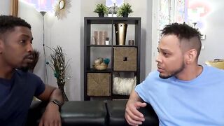 Cougar London River Bangs Her Two Hot Black Neighbors