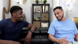 Cougar London River Bangs Her Two Hot Black Neighbors