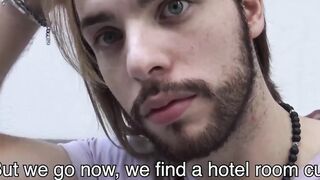 Sweet Latino turning gay after his first man to man sex