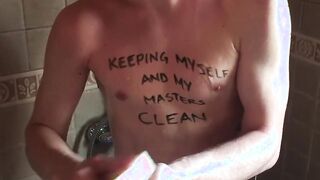Bottom bitch twink gets mouth fucked hard by three big dicks