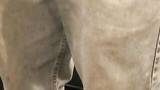 Tattooed mature given a blowjob and anal fingering