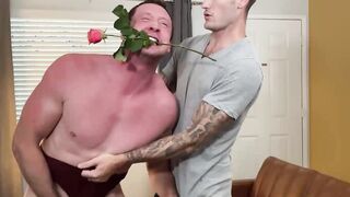 Big dick dude pulls the underwear of guy s and moans
