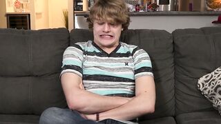 Handsome youngster Robin Moore interviewed before solo fun