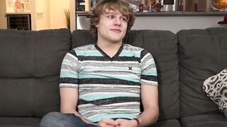Handsome youngster Robin Moore interviewed before solo fun